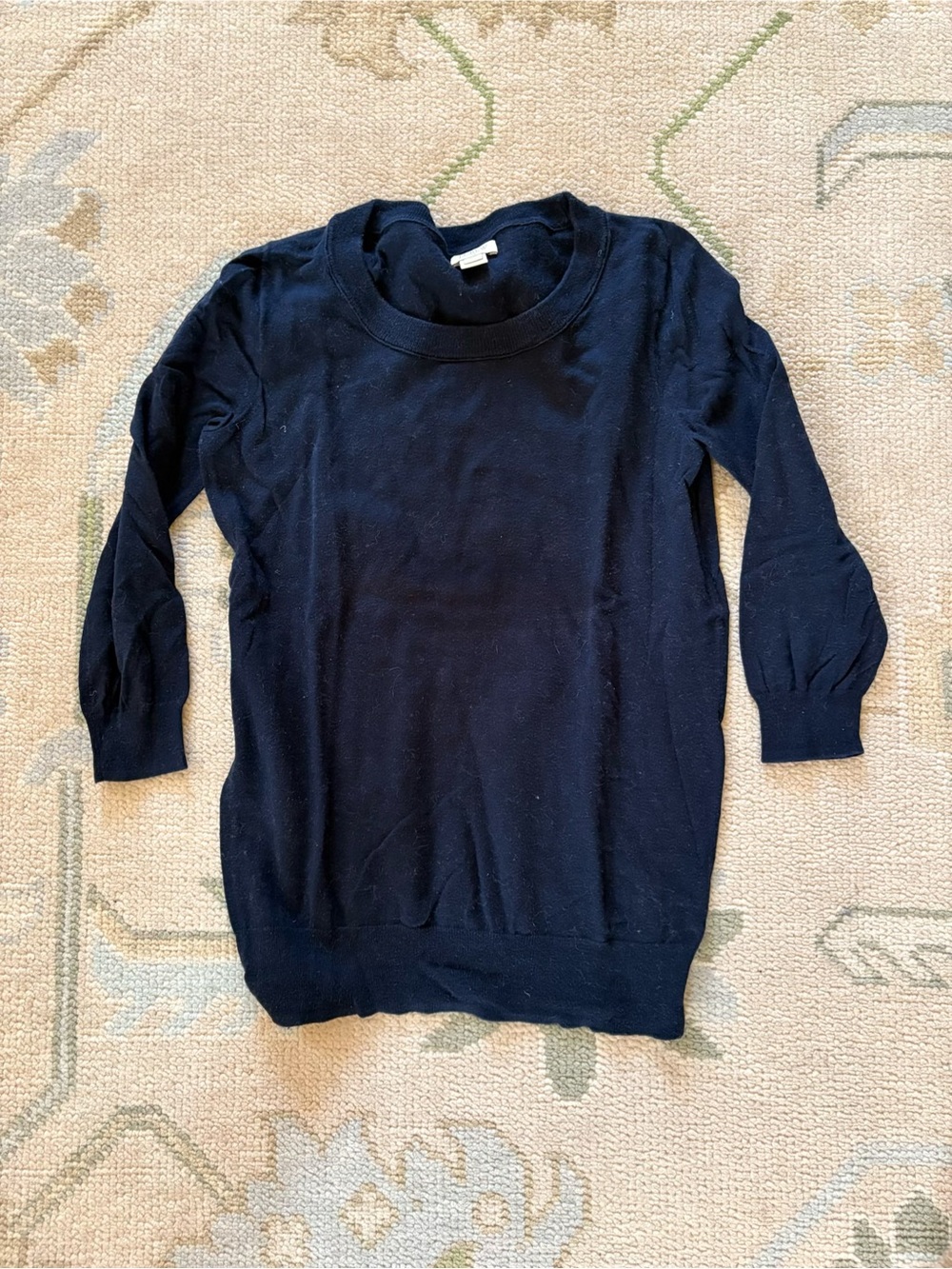 J. Crew Navy Crewneck Tippi Pullover Sweater
